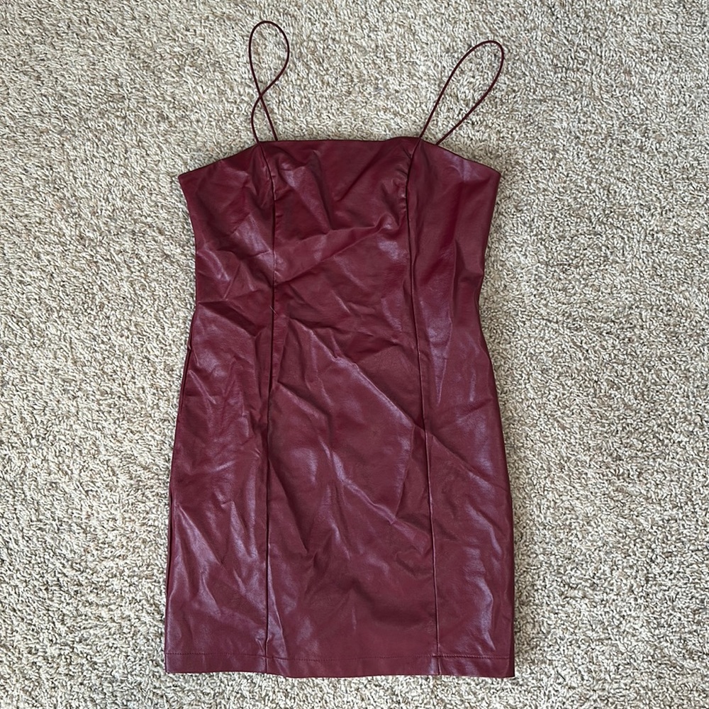 leather dress
